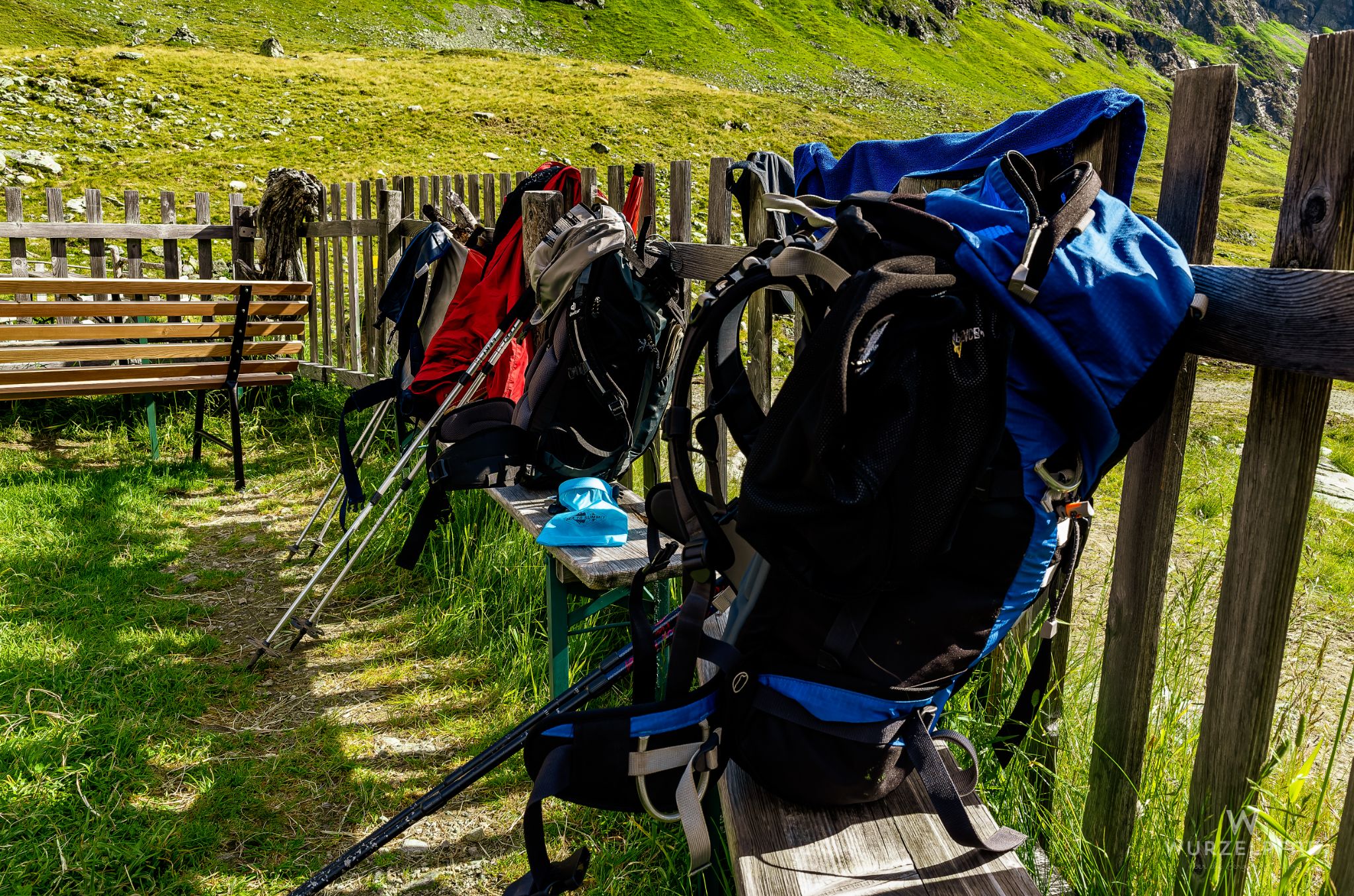 Kurze Einkehr an der Landawirseehütte